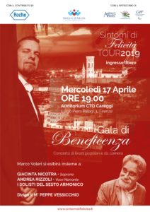 Da Catania a Firenze: continuano “I Sintomi di felicità” del tenore  Marco Voleri e del maestro Peppe Vessicchio