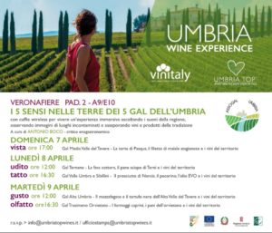 Vinitaly 2019: l’Umbria sceglie di far vivere l’esperienza.