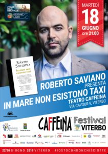 Roberto Saviano l’anteprima di Caffeina Festival 2019 