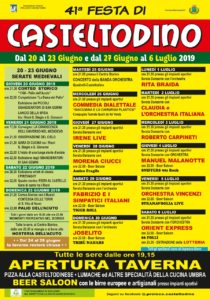 FESTA DI CASTELTODINO  Dal 20 giugno al 6 luglio 2019 Casteltodino TR