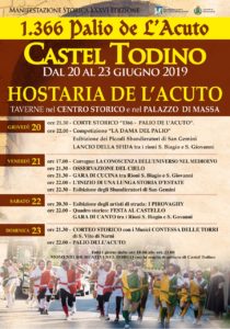 FESTA DI CASTELTODINO  Dal 20 giugno al 6 luglio 2019 Casteltodino TR