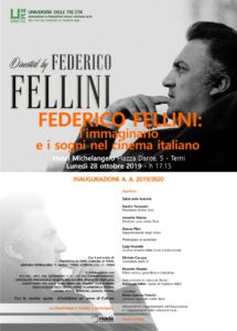 Unitre Terni inaugura i corsi con l’omaggio a Federico Fellini