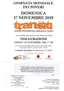 "Transiti" Caritas - San Martino: mostra delle opere pittoriche dei detenuti della Casa Circondariale di Terni.