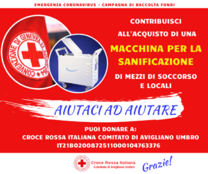 L'impegno della Croce Rossa di Avigliano Umbro