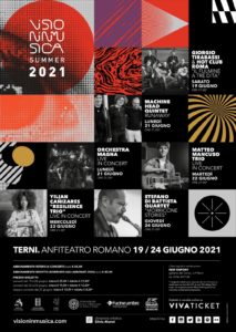 Triplice appuntamento, lunedì 21 giugno, in occasione della FESTA DELLA MUSICA, per VISIONINMUSICA SUMMER 2021