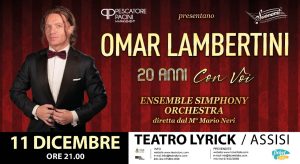 Omar Lambertini festeggia i suoi primi venti anni di attività 