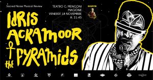 L'afrofuturistic jazz di Idris Ackamoor con i leggendari The Pyramids in concerto al Teatro Mengoni di Magione per la rassegna Sacred Noise (18 novembre)