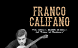 FRANCO CALIFANO Vita, successi, canzoni ed eccessi del “Prévert di Trastevere”