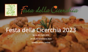 Festa della cicerchia a Serra de' Conti  24-26 novembre 2023 