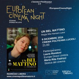 Al Cinema Politeama Lucioli, il 6 dicembre, “La Notte Europa del Cinema”