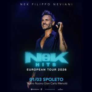 Nek Hits – European TourLa data zero del tour europeo di Nek in cartellone per la stagione Tourné
Appuntamento a Spoleto il prossimo primo marzo