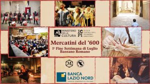 Mercatini del '600 a Bassano Romano: tre giorni tra storia, spettacoli e sapori dal 3 al 5 luglio